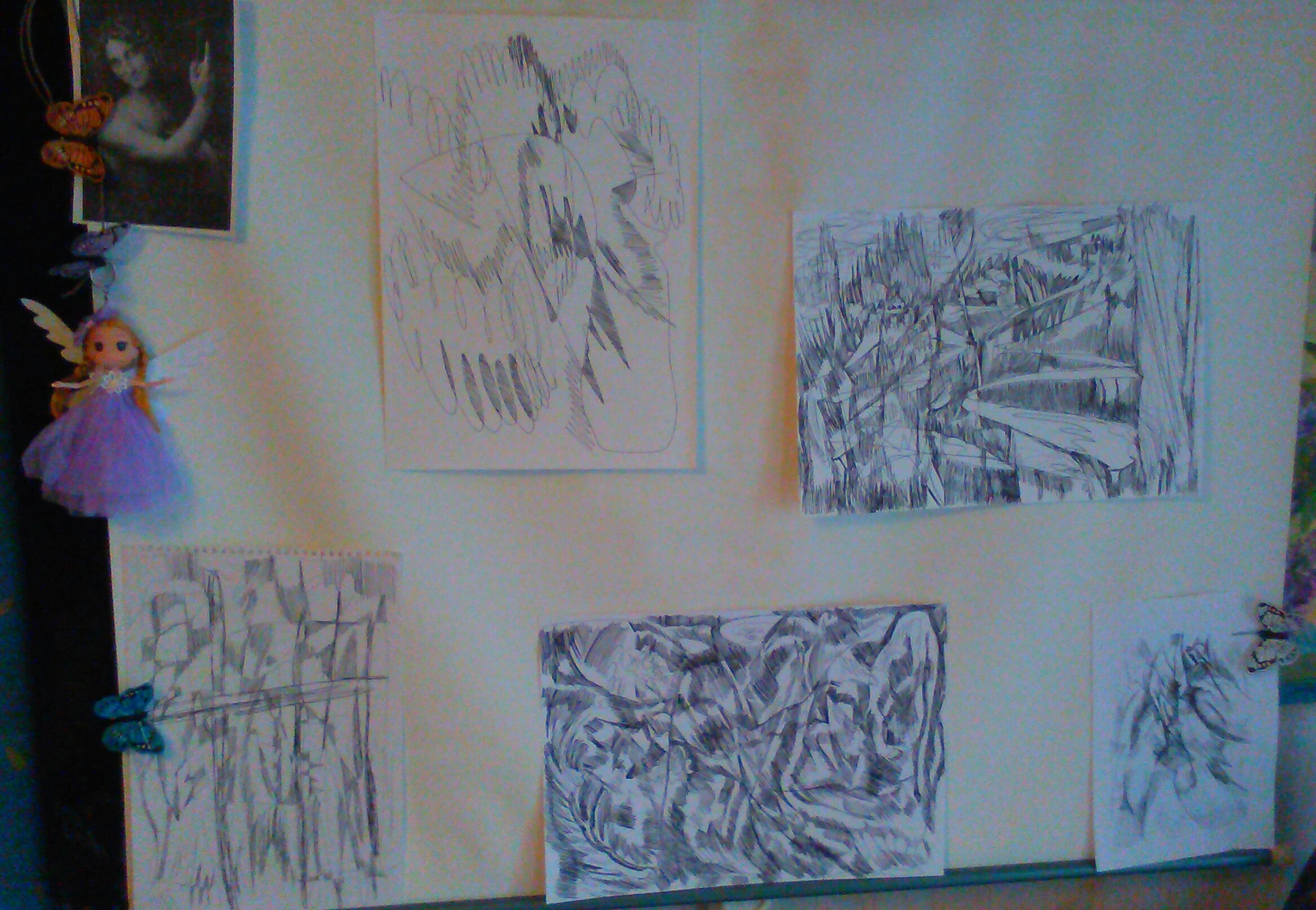 Drawing & collage — study 2 — Natalia Druzhinkina