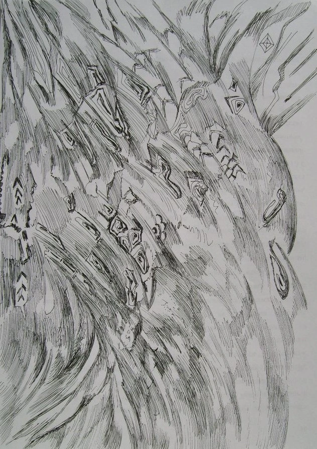 Drawing & collage — study 5 — Natalia Druzhinkina