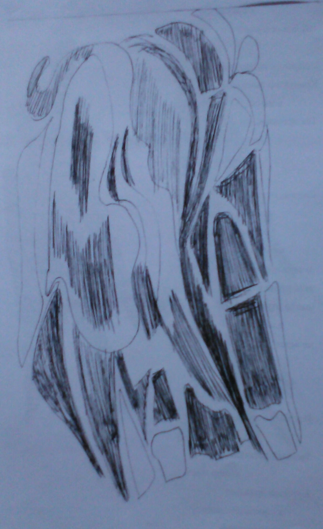 Drawing & collage — study 6 — Natalia Druzhinkina