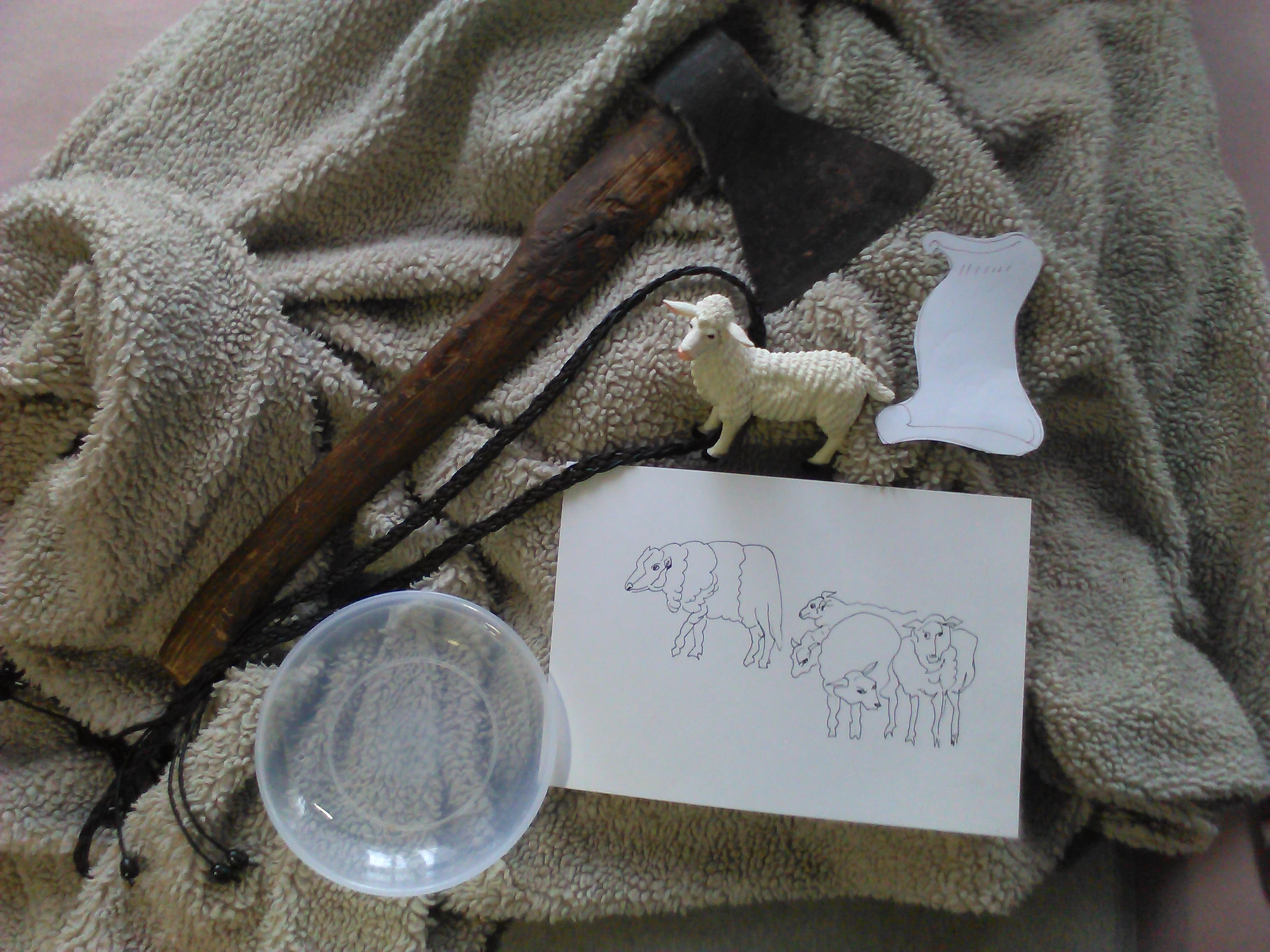 Attributes of John the Baptist — installation — Natalia Druzhinkina